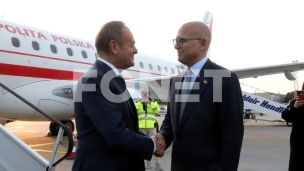 Tusk s Vučevićem i Vučićem